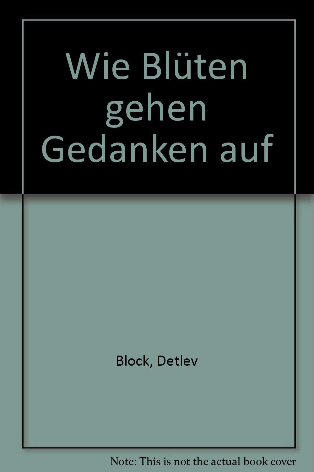 Product Image: Wie Blüten gehen Gedanken auf