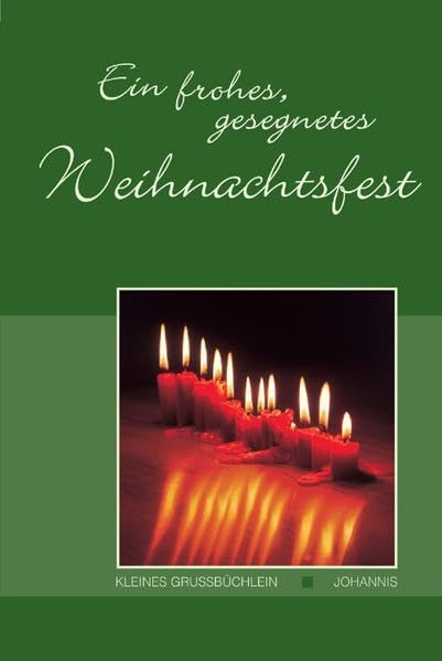 Ein frohes, gesegnetes Weihnachtsfest (Kleine Grussbüchlein) Lifestyle