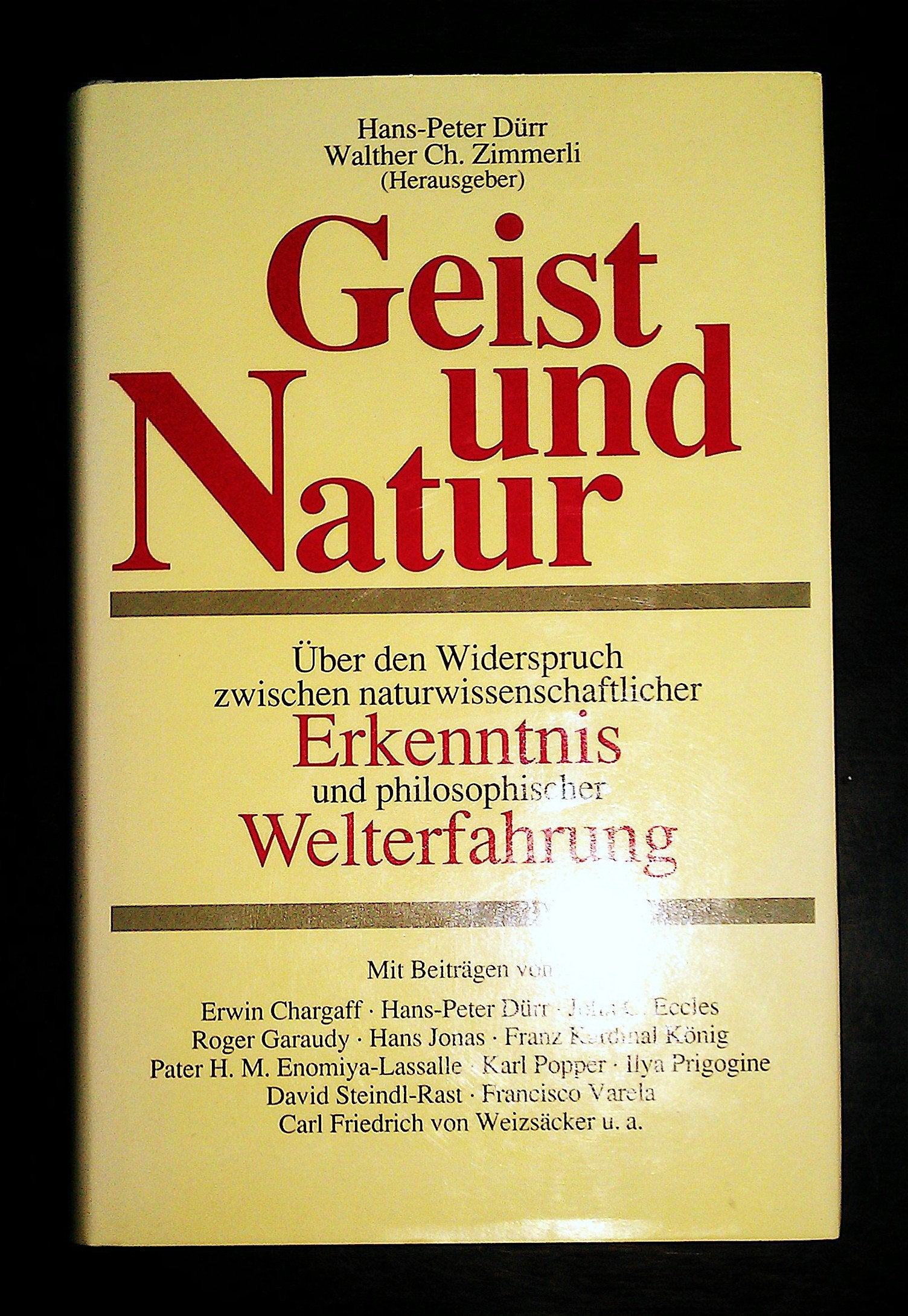 Geist und Natur. Über den Widerspruch zwischen naturwissenschaftlicher Erkenntnis und philosophischer Welterfahrung Books