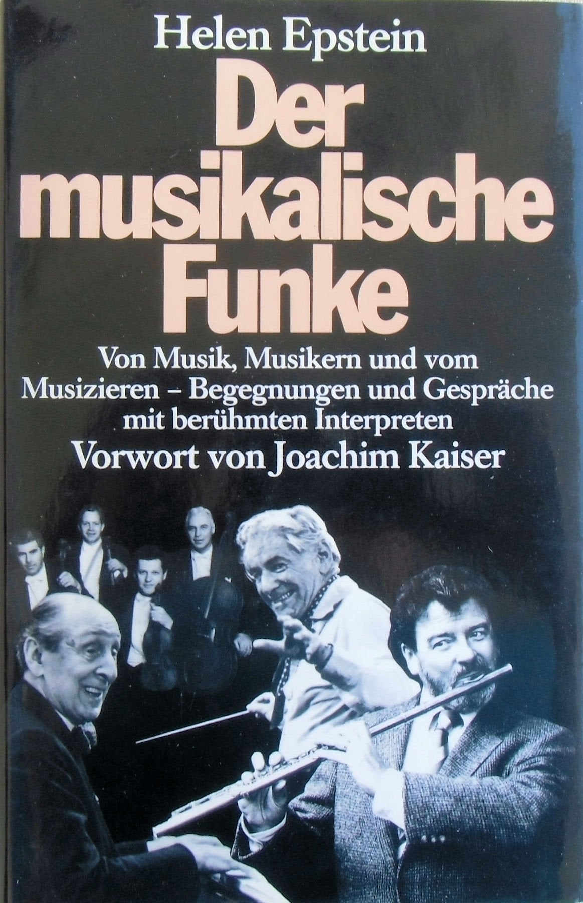 Der musikalische Funke: Von Musik, Musikern und vom Musizieren, Begegnungen mit berühmten Interpreten. Vorw. v. Joachim Kaiser Pop culture Books