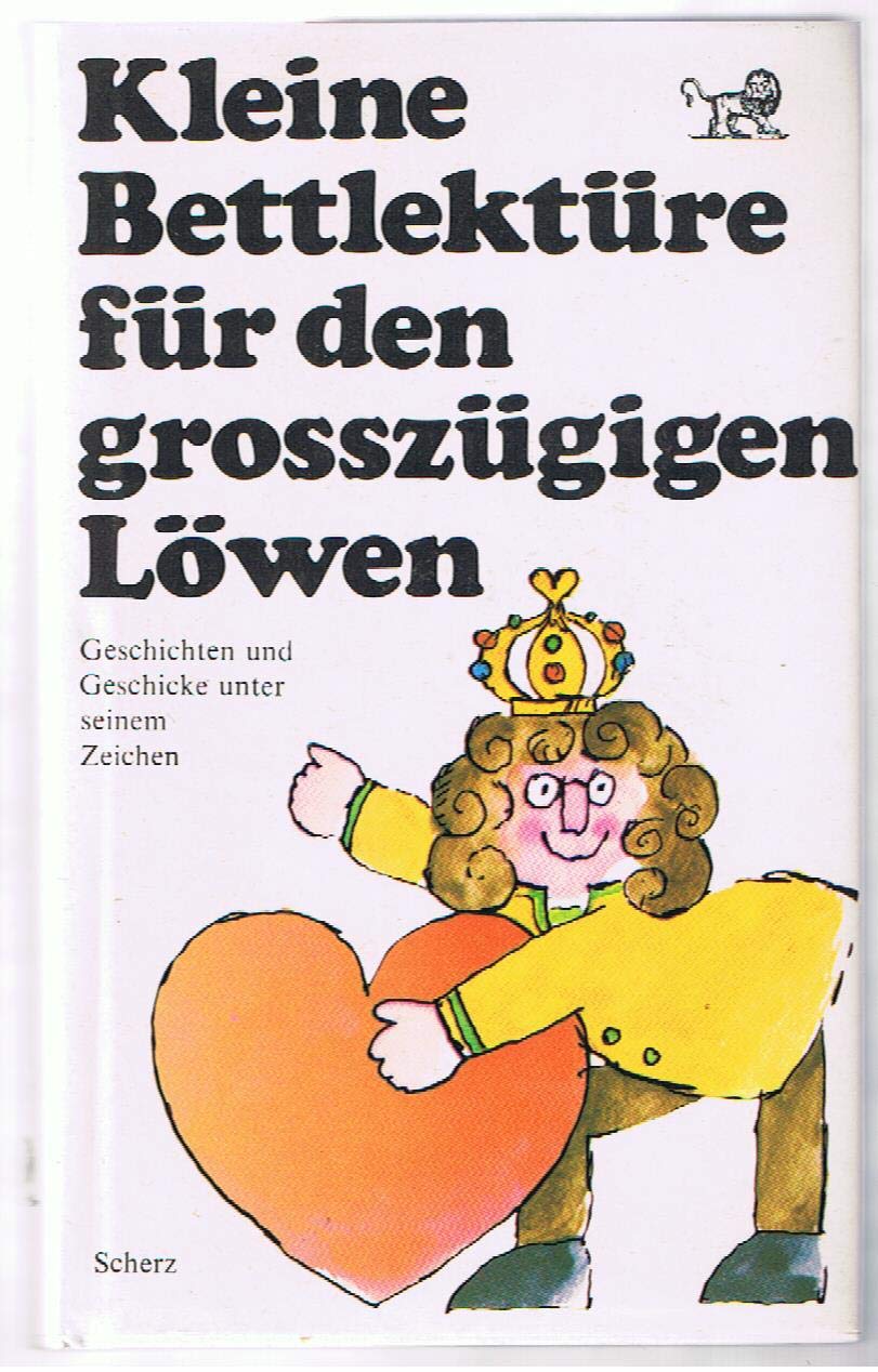 Kleine Bettlektüre für den grosszügigen Löwen. Books