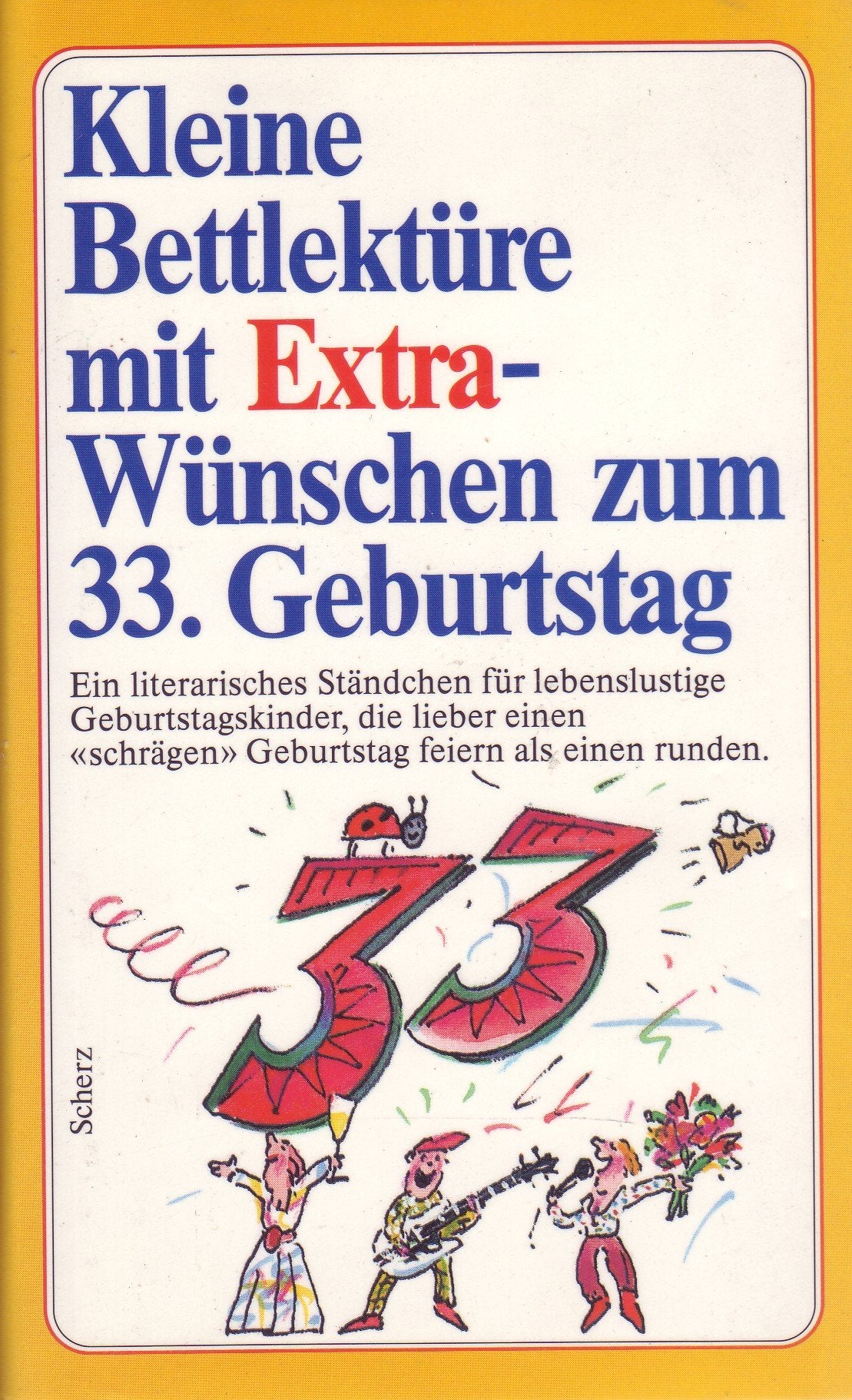 Kleine Bettlektüre mit Extra-Wünschen zum 33. Geburtstag Living & Furnishing