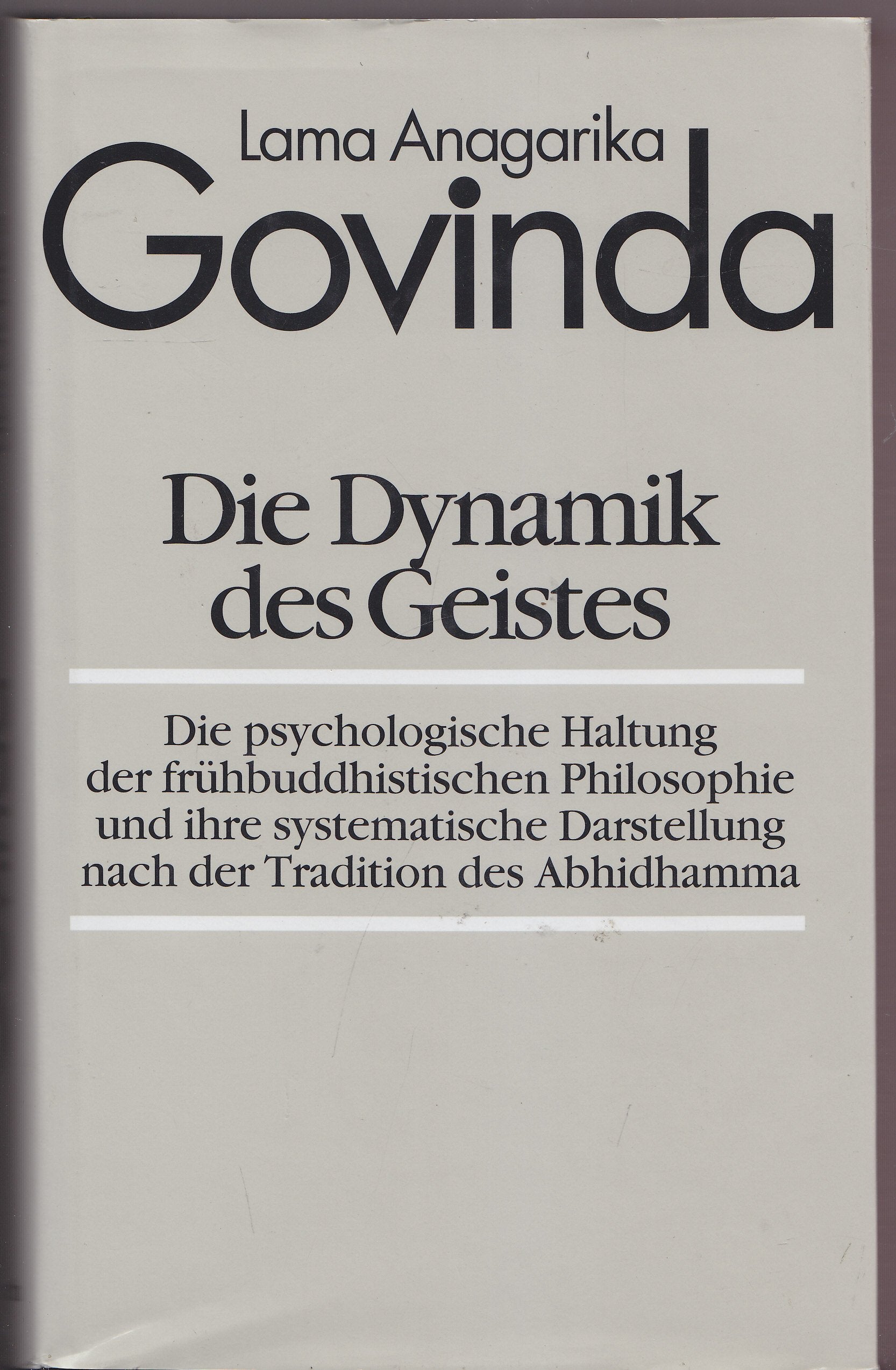 Die Dynamik des Geistes Second-hand books on film, art and culture
