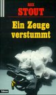 Ein Zeuge verstummt (Aktion Mini Krimis) Crime & Thrillers