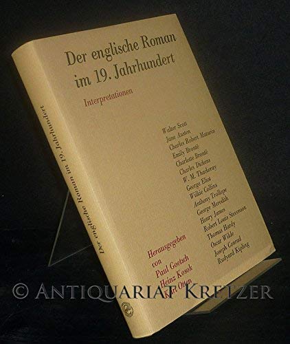Der englische Roman im 19. Jahrhundert. Interpretationen. Zu Ehren von Horst Oppel Foreign Languages ​​& Dictionaries
