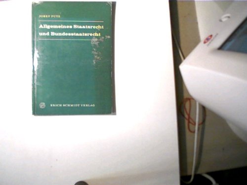Allgemeines Staatsrecht und Bundesstaatsrecht. Books