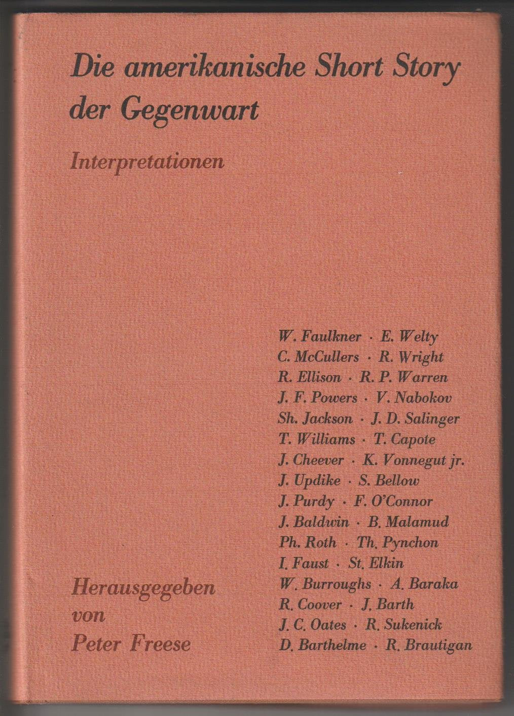 Die amerikanische Short Story der Gegenwart: Interpretationen Study Guides