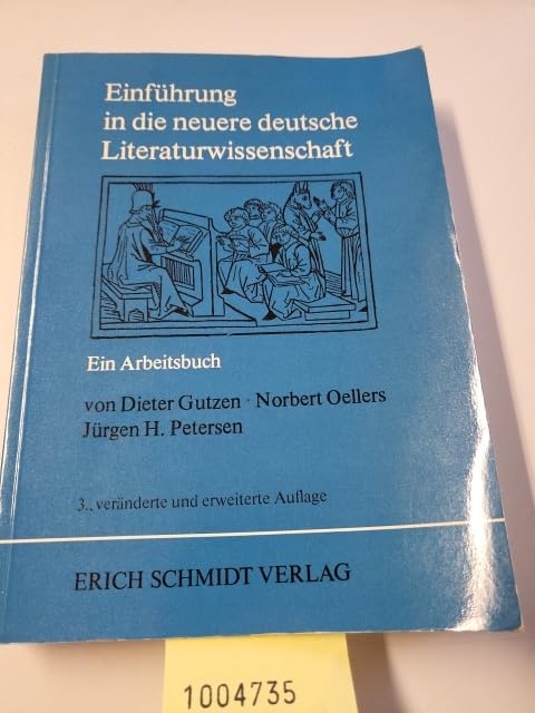 Einführung in die neuere deutsche Literaturwissenschaft : Ein Arbeitsbuch. Books