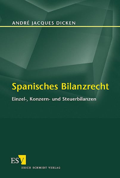 Spanisches Bilanzrecht Law Books