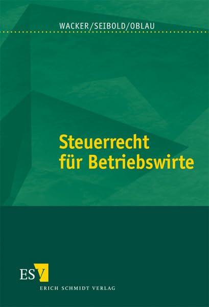 Steuerrecht für Betriebswirte Law