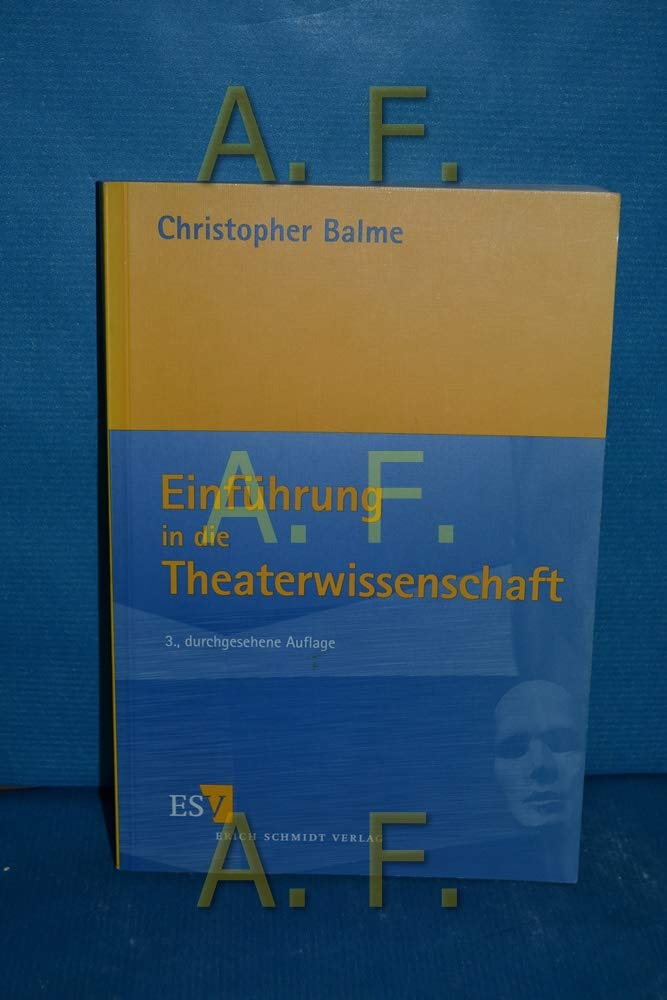 Einführung in die Theaterwissenschaft Film, Art & Culture
