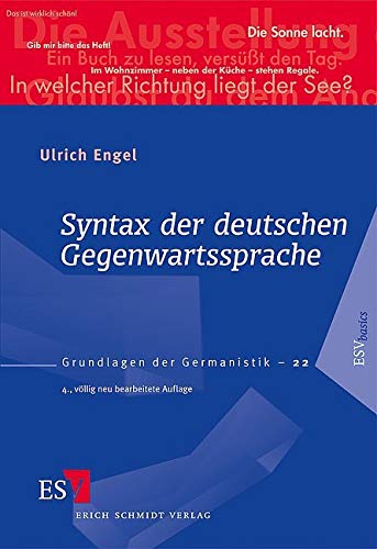 Product Image: Syntax der deutschen Gegenwartssprache