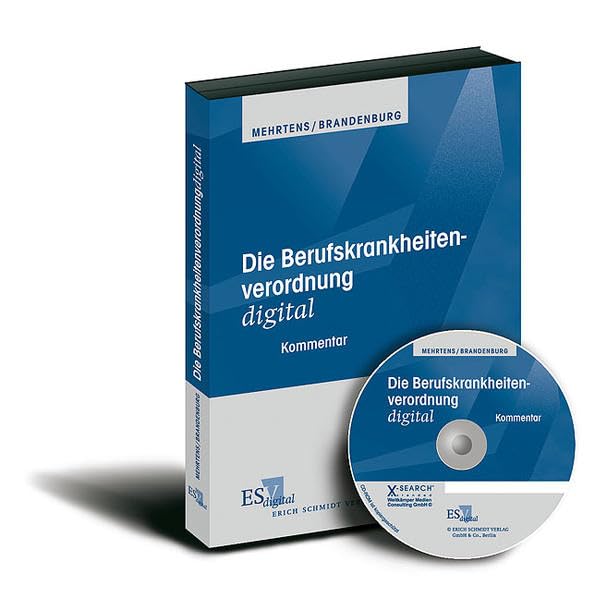 Die Berufskrankheitenverordnung digital - im Abonnementbezug: Ergänzbare Sammlung der Vorschriften, Merkblätter und Materialien. Handkommentar aus ... Ärzte, Versicherungsträger und Sozialgerichte Law