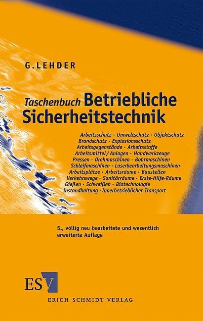 Taschenbuch Betriebliche Sicherheitstechnik Law