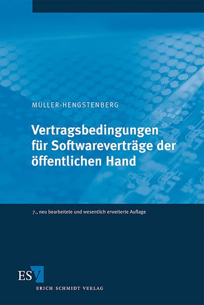 Vertragsbedingungen für Softwareverträge der öffentlichen Hand Law