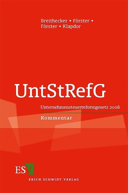UntStRefG Law
