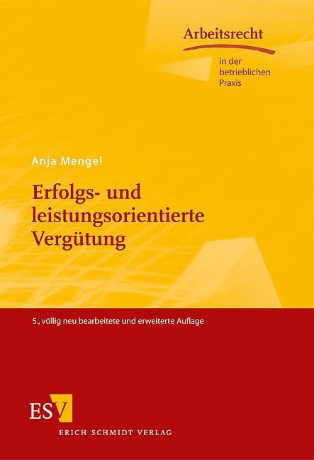 Erfolgs- und leistungsorientierte Vergütung book
