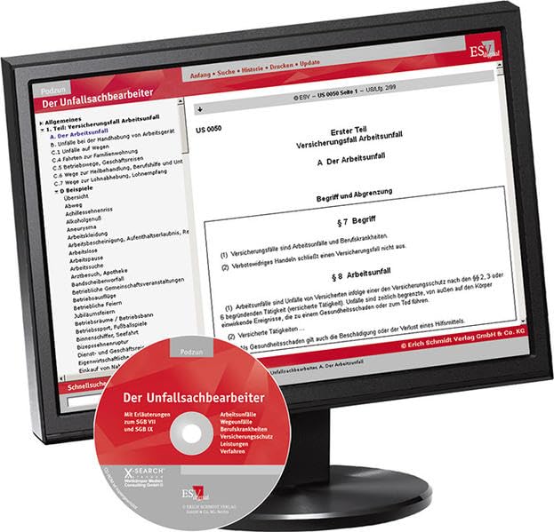 Der Unfallsachbearbeiter - bei Kombibezug Print und CD-ROM: - mit Erläuterungen zum SGB VII und SGB IX - Arbeitsunfälle - Wegeunfälle - Berufskrankheiten - Versicherungsschutz - Leistungen - Verfahren Law