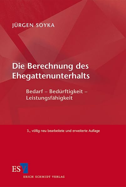 Die Berechnung des Ehegattenunterhalts Law