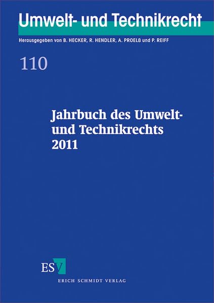 Jahrbuch des Umwelt- und Technikrechts 2011 Law