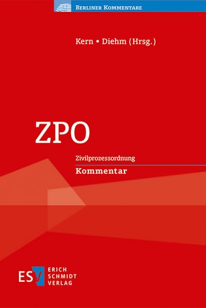 ZPO: Zivilprozessordnung - - Kommentar (Berliner Kommentare) Law