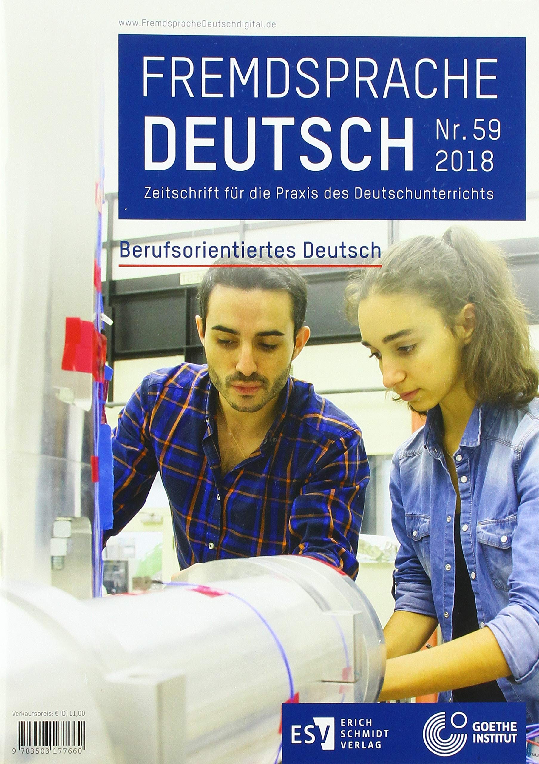 Fremdsprache Deutsch - - Heft 59 (2018): Berufsorientiertes Deutsch: Zeitschrift für die Praxis des Deutschunterrichts Foreign Languages ​​& Dictionaries