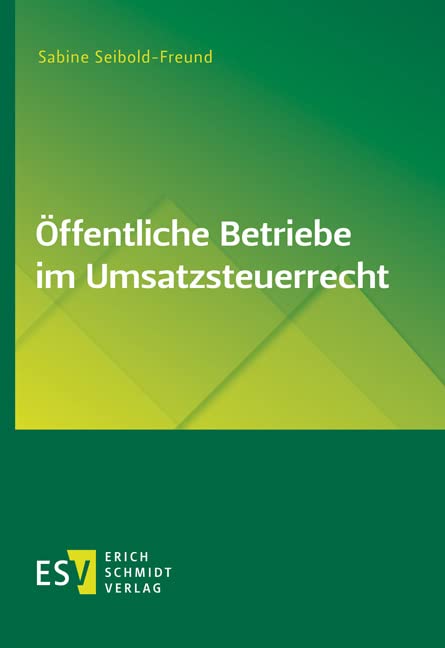 Öffentliche Betriebe im Umsatzsteuerrecht Law
