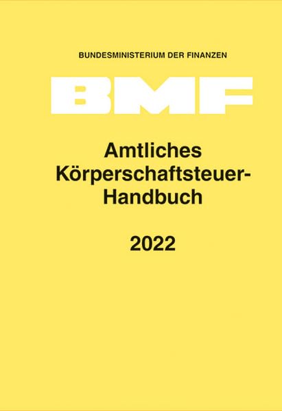 Amtliches Körperschaftsteuer-Handbuch 2022 Law