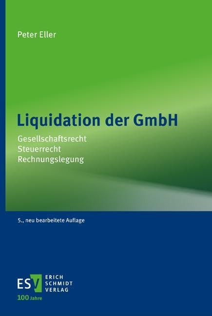 Liquidation der GmbH Books