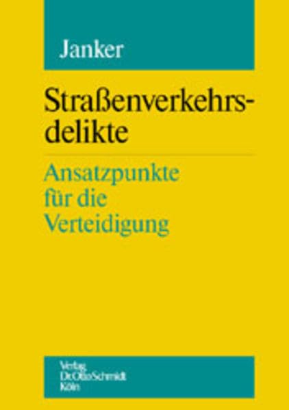 Strassenverkehrsdelikte: Ansatzpunkte für die Verteidigung Law