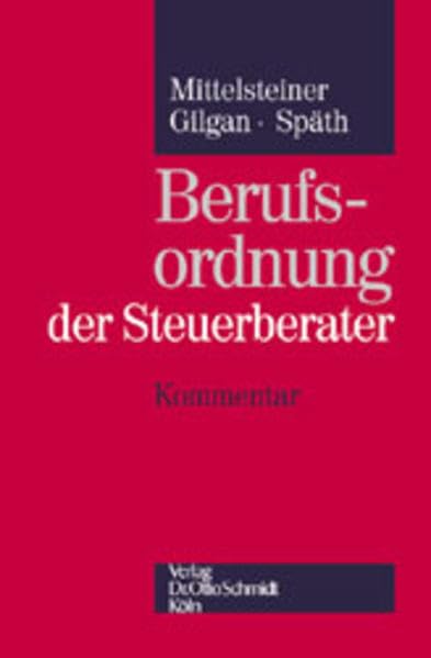 Berufsordnung der Steuerberater. Kommentar Law