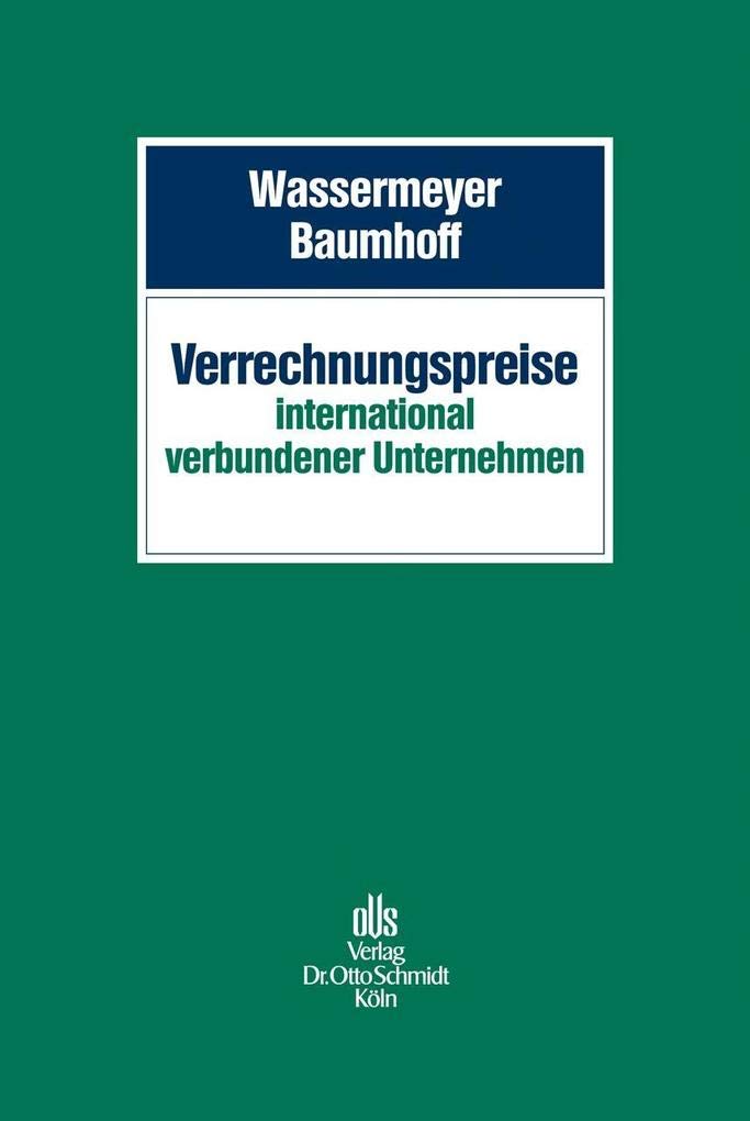 Verrechnungspreise international verbundener Unternehmen Law
