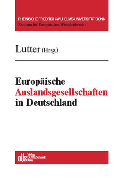 Europäische Auslandsgesellschaften in Deutschland Law
