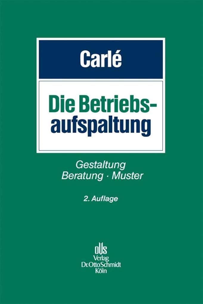 Die Betriebsaufspaltung book