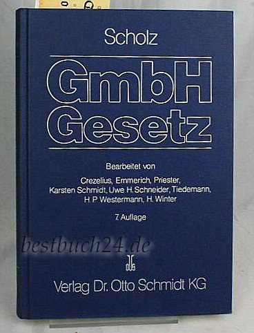 Kommentar zum GmbH-Gesetz: Mit Nebengesetzen und den Anhängen Konzernrecht sowie Umwandlung und Verschmelzung / §§ 41-85, Anhang Umwandlung und Verschmelzung und Sachregister Books