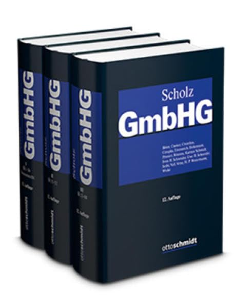 GmbH-Gesetz, Band I-III: Kommentar Law