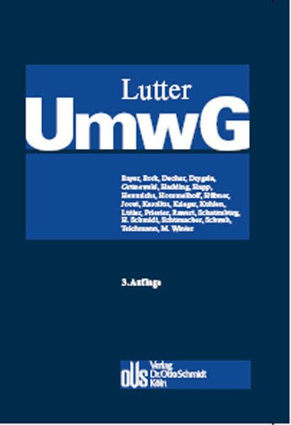 Product Image: Umwandlungsgesetz