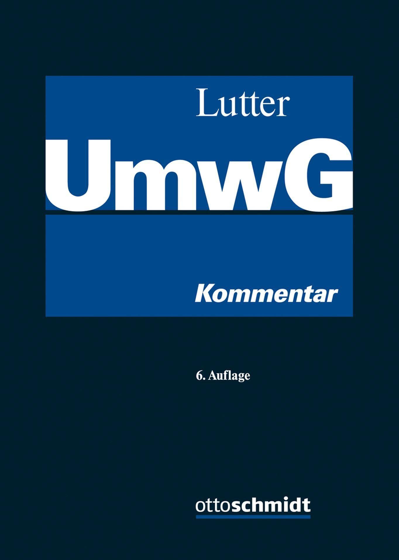 Umwandlungsgesetz (UmwG) in zwei Bänden Law