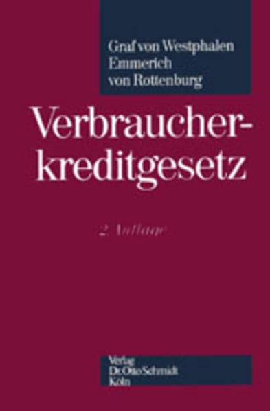 Verbraucherkreditgesetz: Kommentar Law
