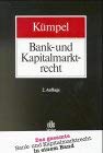 Bank- und Kapitalmarktrecht Law