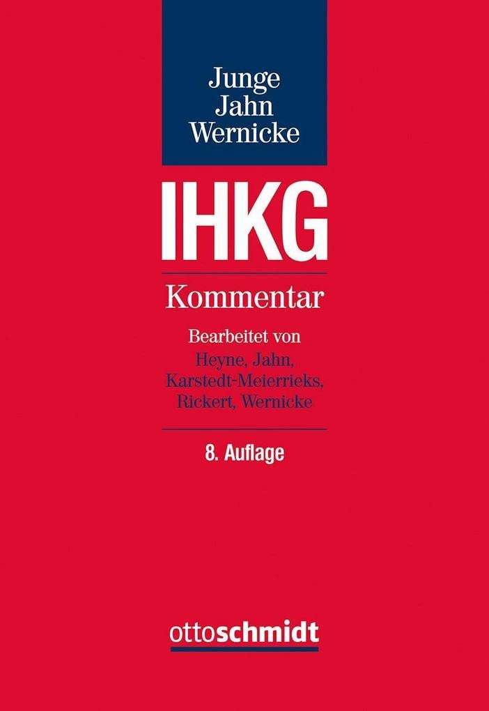 Industrie- und Handelskammergesetz Law