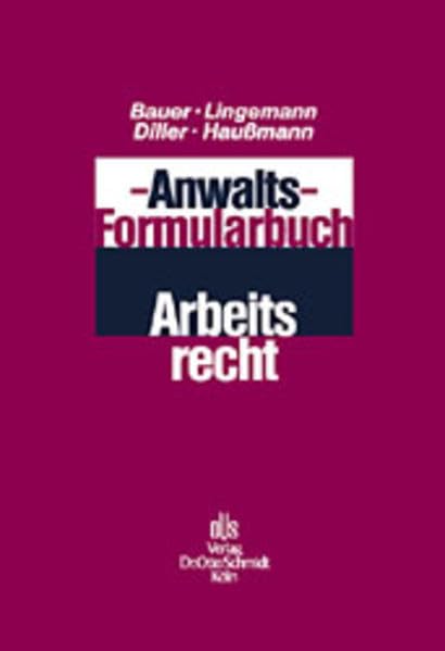 Product Image: Anwalts-Formularbuch Arbeitsrecht
