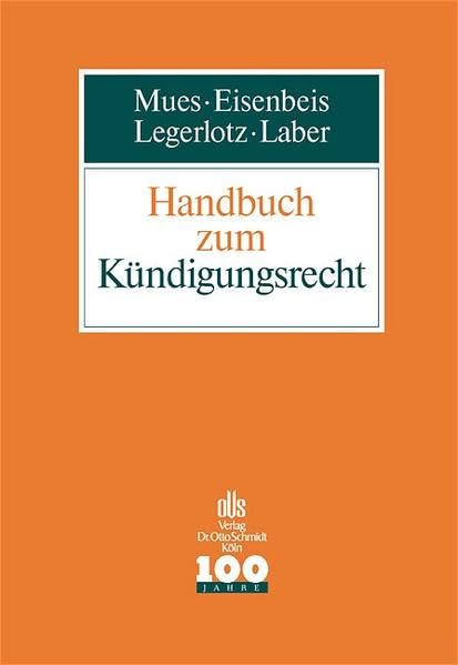 Handbuch zum Kündigungsrecht Law
