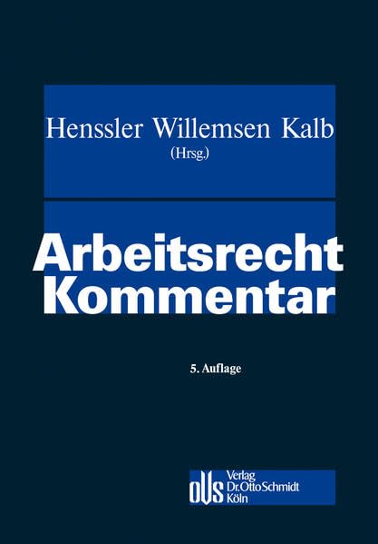 Arbeitsrecht Kommentar Law