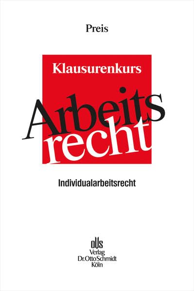 Arbeitsrecht Klausurenkurs Law