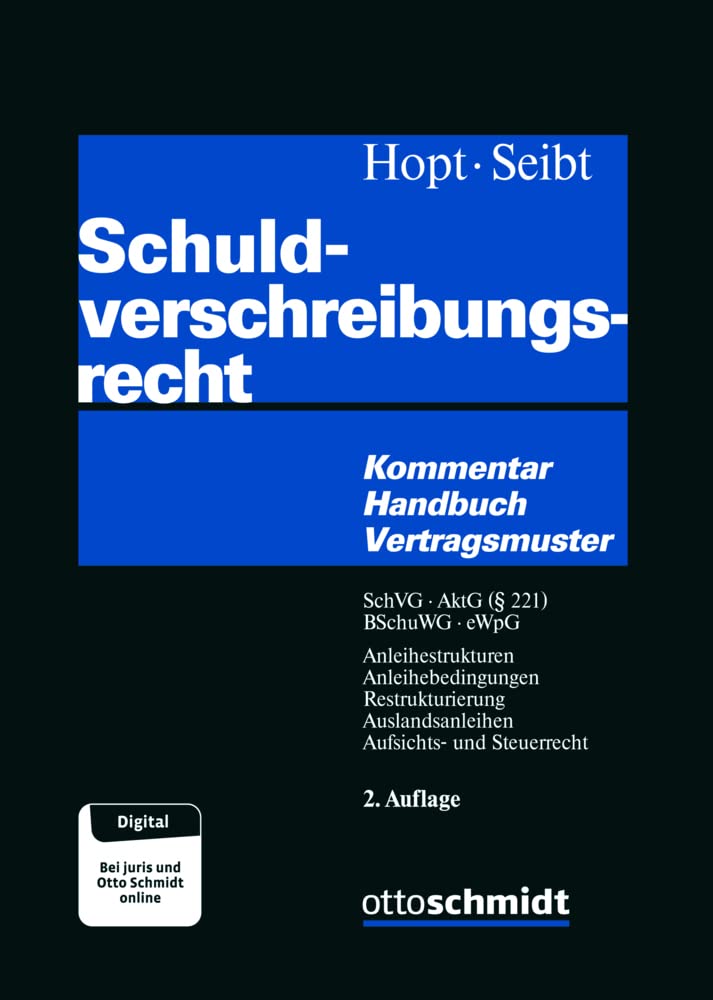 Schuldverschreibungsrecht: Kommentar – Handbuch – Vertragsmuster Law