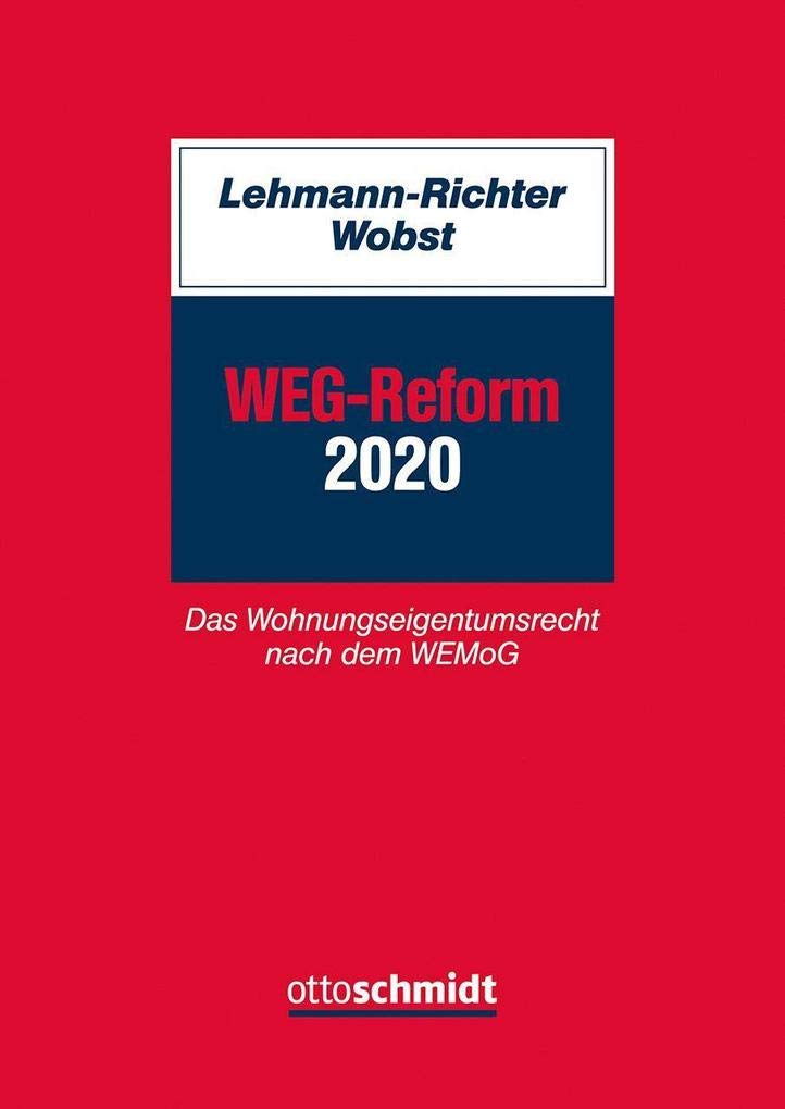 WEG-Reform 2020 Law Books