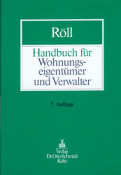 Handbuch für Wohnungseigetümer und Verwalter Law