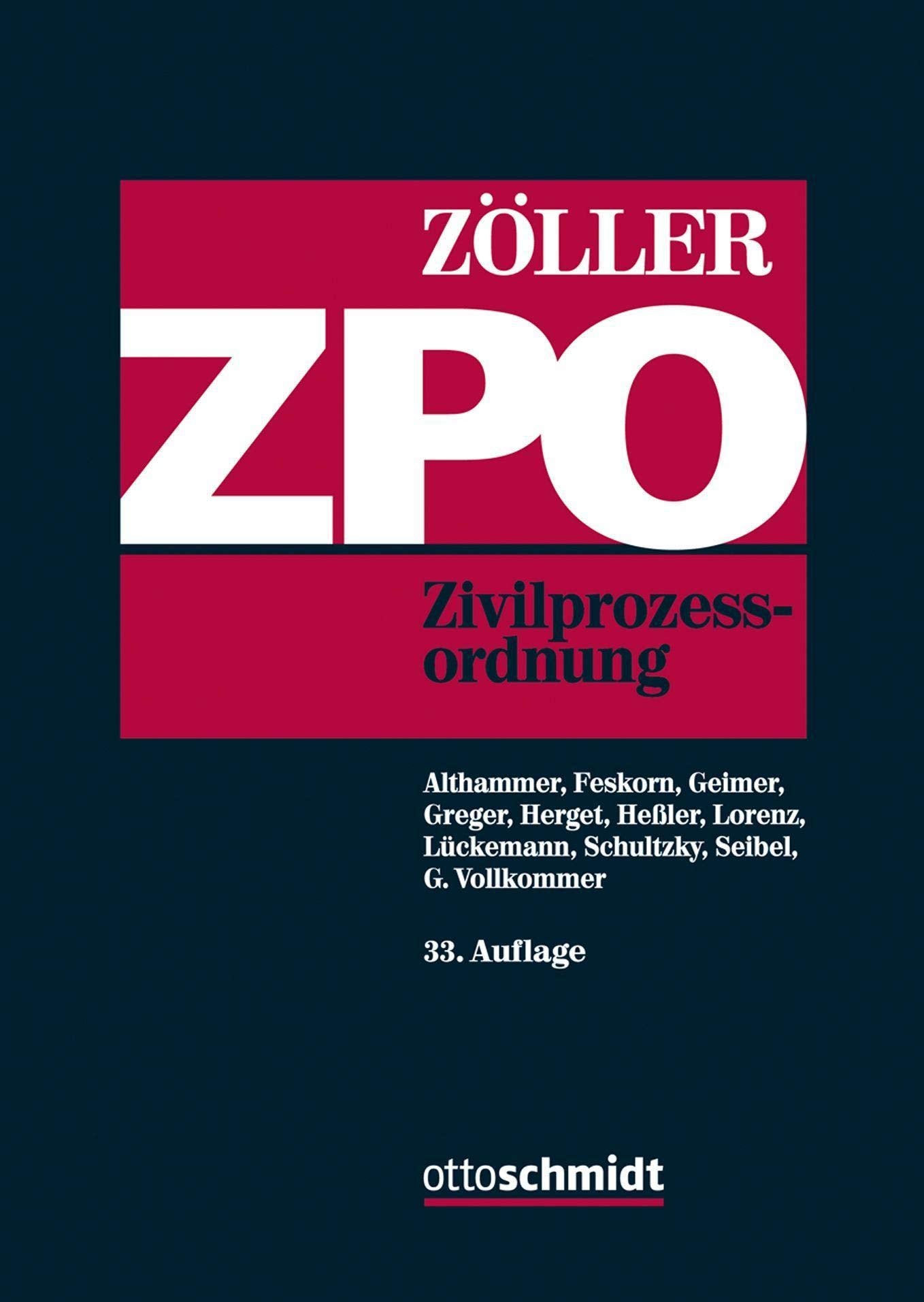 Zivilprozessordnung Law