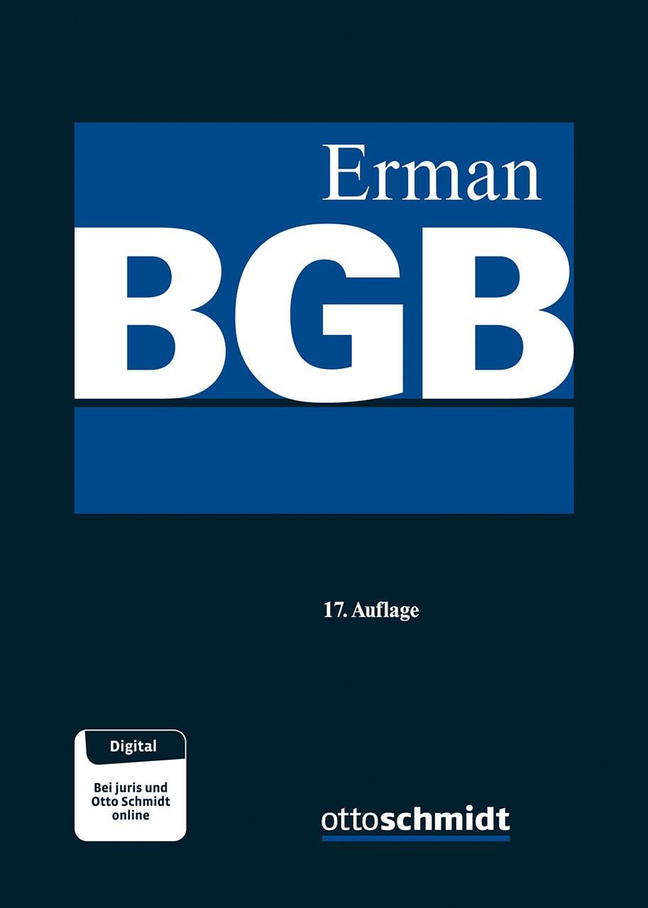 BGB: Kommentar mit Nebengesetzen (AGG, BVersTG, EGBGB, ErbbauRG, ProdhaftG, VBVG, VersAusglG, WEG – teils in Auszügen) und Internationalem Privatrecht Law